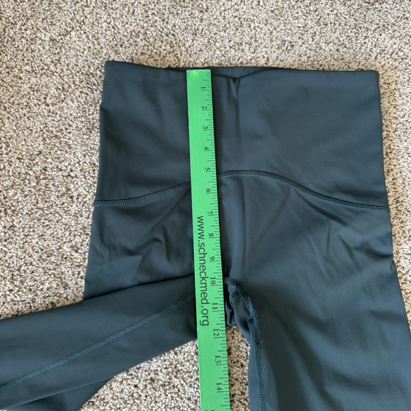 SPANX Booty Boost Leggings Womens Medium Green High Rise Shaping Ankle Yoga - Picture 6 of 10
